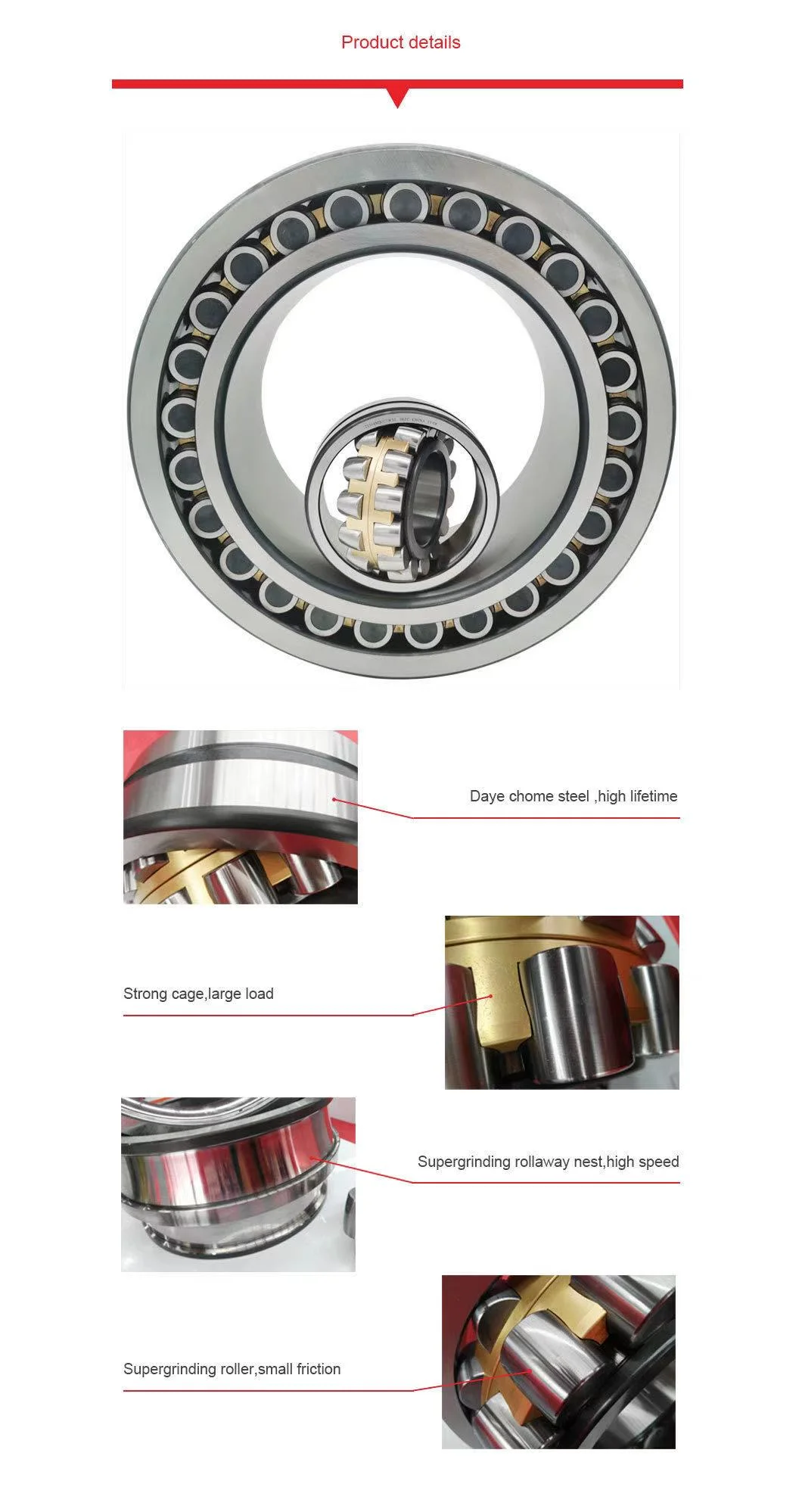 Self-Aligning Roller Bearing Cylindrical Roller Bearing Track Roller Bearing