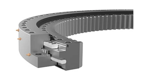 Fabricante europeo de rodamientos giratorios de rodillos cruzados simples